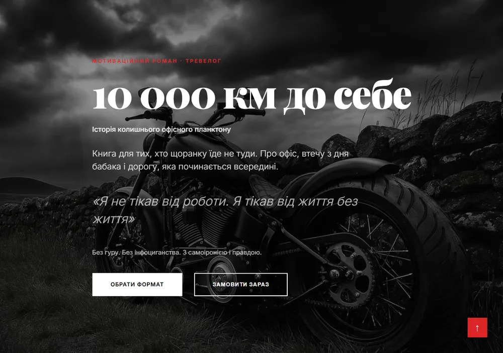 Продажі книги про подорожі — 10 000 км до себе